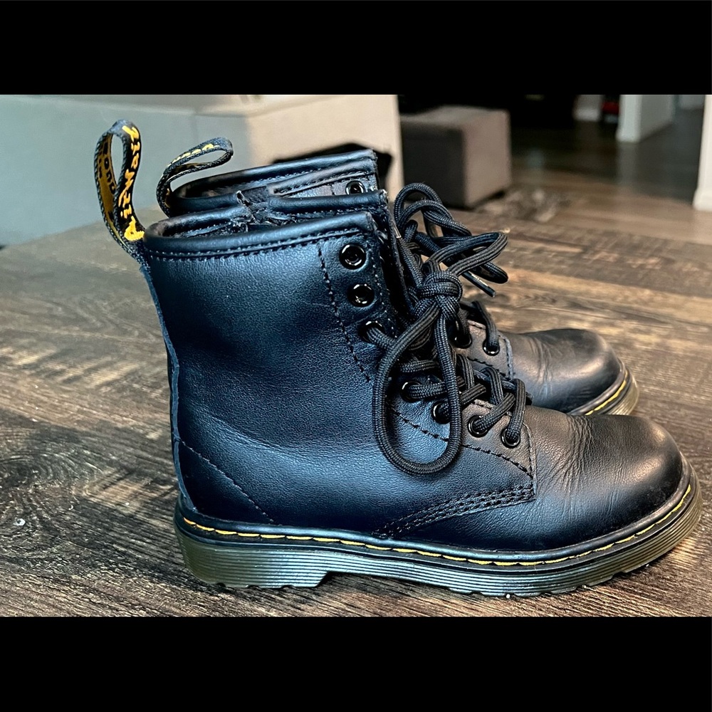Kids doc martens size 11. Worn for a few hours only.